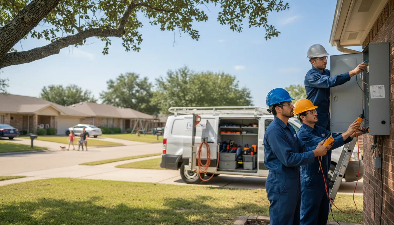 Certified electrician providing emergency electrical services in Pierceville, KS